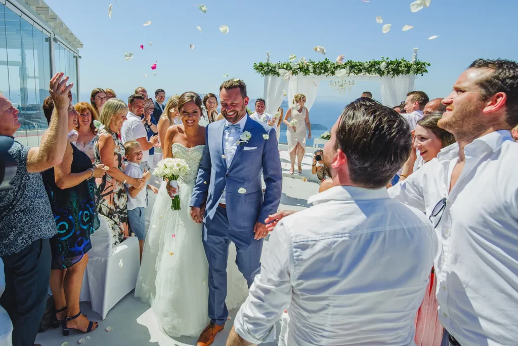 176 Φωτογραφια γαμου σαντορινη